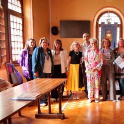 Z včerajšnjega pobratenja skupnosti DFC-Dementia Friendly iz Milj in piemontske Doline Pellice (OBČINA MILJE)