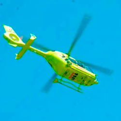 Posredoval je reševalni helikopter (ARHIV)