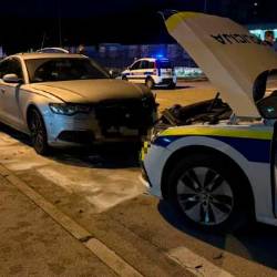 V Ulici Brigata Casale so vsi trije avtomobili trčili (FACEBOOK/IL PICCOLO)