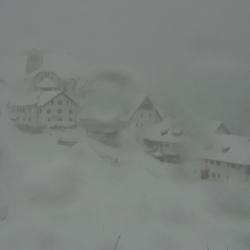 Snežinke na spletni kameri pričajo o razmerah na Višarjah (BERGFEX)