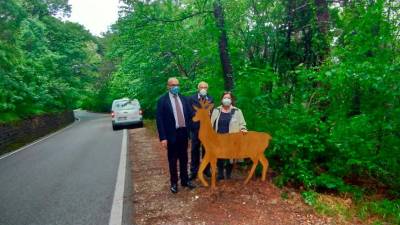 Michele Lobianco, Gianfranco Urso in Patrizia Bufo v Lelejevi družbi (VPA)