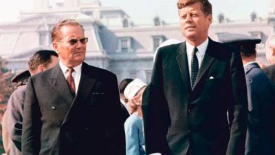 Josip Broz Tito in John Fitzgerald Kennedy