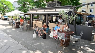 Novi kiosk na šentjakobskem trgu (FOTODAMJ@N)