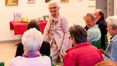 Vera Poljsak, dolgoletna učiteljica, kulturna delavka in soustvarjalka družbenega življenja, je prejemnica nagrade Nadja Maganja, ki izpostavlja izjemne ženske osebnosti v zamejskem prostoru (FOTODAMJ@N)