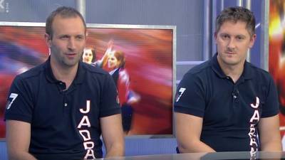 Z leve: Borut Ban in Rok Heiligstein