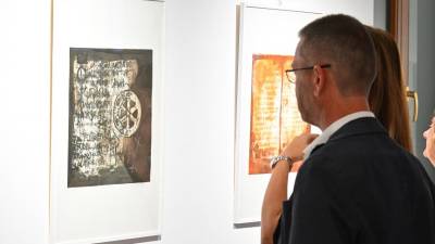 Razstavljeni ciklus Edija Žerjala na Opčinah (FOTODAMJ@N)