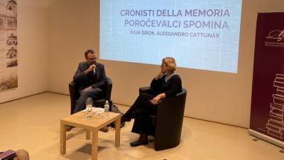 Kaja Širok in Alessandro Cattunar sta se pogovarjala o spominu in identiteti