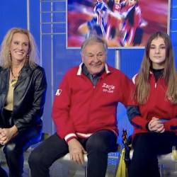 Z leve: Damjan Locatelli, Tamar Ražem Locatelli, Stojan Ražem in Maja Locatelli