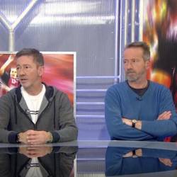 Z leve: Nina Dazzara, Mojmir Kokorovec in Samo Kokorovec