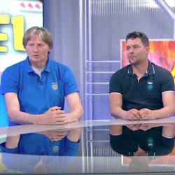 Z leve: Lucio Battisti, Ambrož Peterlin in Loris Manià