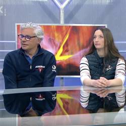 Z leve: Lauro Trevisan, Eva Kranjec in Francesco Savoia