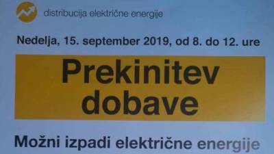 Občane opozarjajo tudi obvestila v slovenskem jeziku
