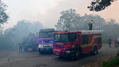 Gašenje lanskih poletnih požarov na Vrhu, na delu so bili slovenski in italijanski gasilci poleg ostalih služb (FOTODAMJ@N)