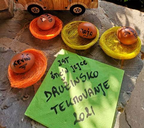 Po barvanju še »šticanje«