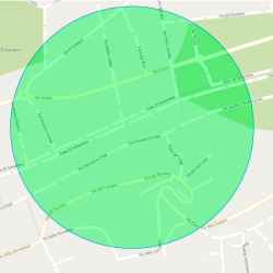 Območje, na katerem bo potekala dezinsekcija (ASUGI)