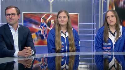 Z leve: Peter Lisjak, Demi Vattovaz in Maja Grilanc