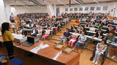 Nekateri kandidati in kandidatke na lanskem sprejemnem izpitu (FOTODAMJ@N)