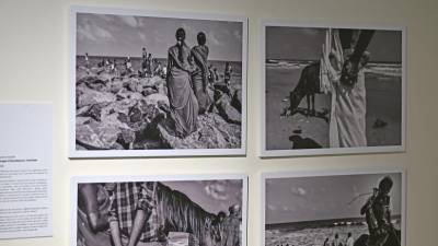 Nekatere izmed razstavljenih fotografij o Indiji (FOTODAMJ@N)