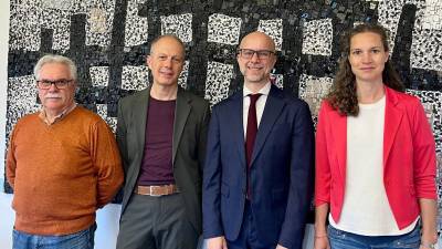 Z leve Albano Marusic, Lamberto Soranzio, Peter Ferfoglia in Giulia Bressan (FOTO O.D.)
