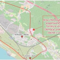 V Nabrežini kamnolomih ponoči prekinitve dobave vode