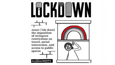 Za angleški Collinsov slovar je beseda leta »lockdown«