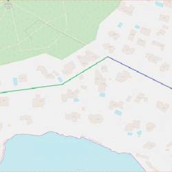 Črničje, trasa po kateri bodo potekali izkopi - pri Sekadi bo urejena črpalka, pri nekdanji vojašnici pa se bo nov del priključil javnemu omrežju