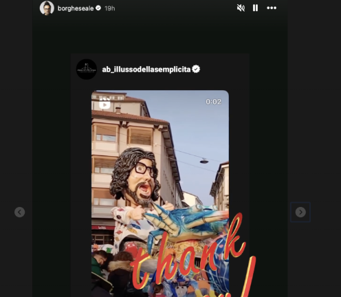 Alessandro Borghese se je zahvalil Šempolajcem