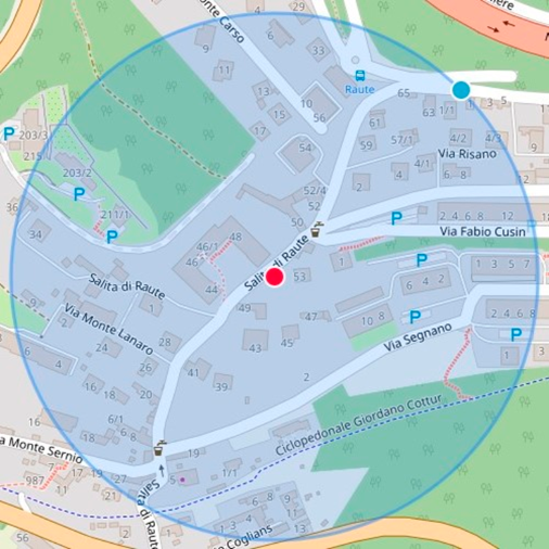 Območje, kjer bo jutri (četrtek) potekala dezinsekcija (ASUGI)