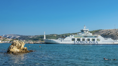 Trajekt hrvaškega državnega podjetja Jadrolinija (JADROL.INIJA)
