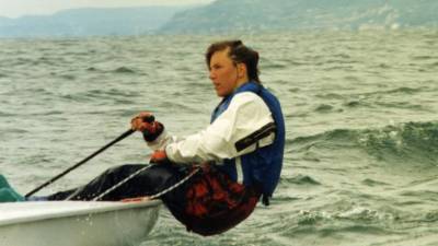 Arianna Bogatec, na treningu na Gardskem jezeru