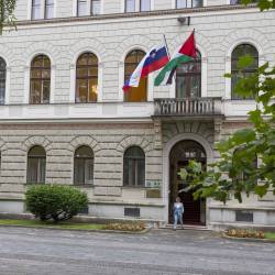 Slovenska predsedniška palača v Ljubljani (MATJAŽ KLEMENC/UPRS)