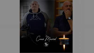 Spomin na Marca Ferraro na Facebook profilu tržaško-goriškega odbora italijanske odbojkarske zveze (FIPAV TS GO)