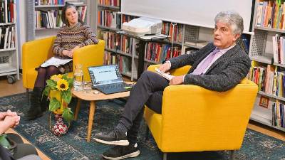 Nikla Petruška Panizon in Miran Košuta (FOTODAMJ@N)