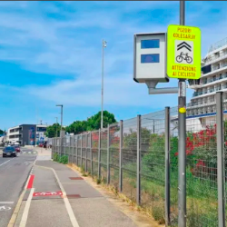 Radar ob potniškem terminalu na Kopališkem nabrežju v Kopru (NATAŠA HLAJ/PRIMORSKE NOVICE)