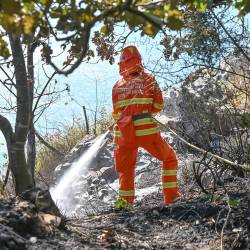 Prostovoljci civilne zaščite redno gasijo gozdne požare