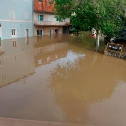Nedavne poplave v Obrovcu (FACEBOOK)