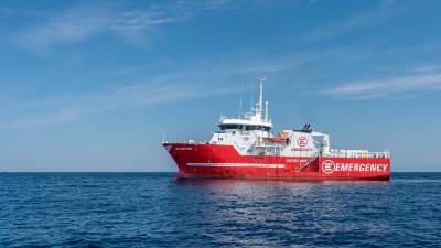 Ladja Life Support organizacije Emergency je doslej na morju rešila 2486 ljudi (DARIO BOSIO/EMERGENCY)