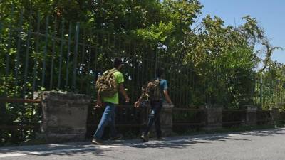 Migranti na poti v Trst (ARHIV)