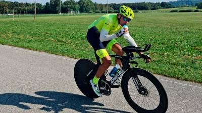 Ultrakolesar Marko Baloh med novim svetovnim rekordom (JANEZ KRAMBERGER/FACEBOOK)