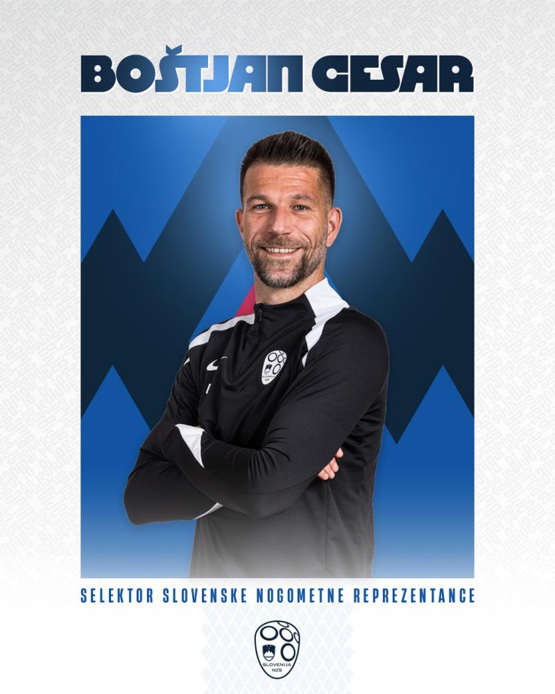 Boštjan Cesar tudi uradno novi selektor Slovenije