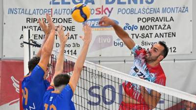 Izkušeni korektor Andrea Bulfon je glavna okrepitev SloVolleyja ZKB (FOTODAMJ@N)