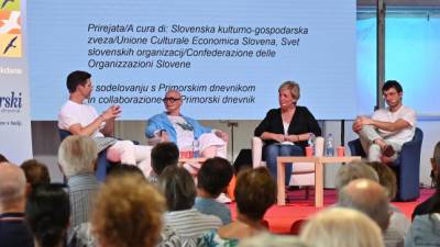 Z leve Aleš Košak, Saša Gerčar, Poljanka Dolhar in Peter Šušnjar (FOTODAMJ@N)