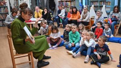 Pravljična urica v Oddelku za mlade bralce NŠK (FOTODAMJ@N)