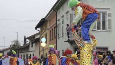 Prizor Tradicionalnega pustovanja v Šempetru (KŠTM ŠEMPETER-VRTOJBA)