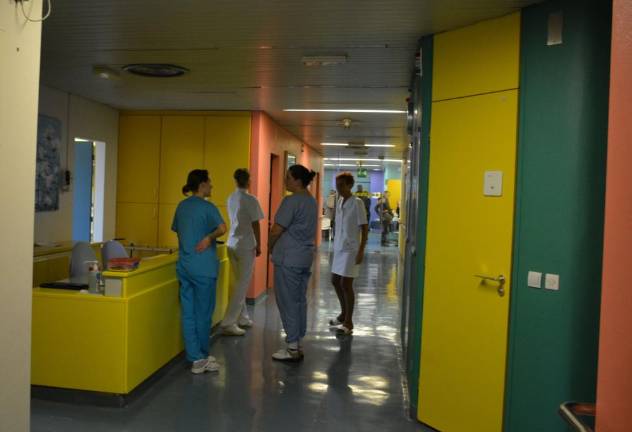 V šempetrski bolnišnici so se pojavile garje