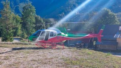 Reševalni helikopter gorske reševalne službe, fotografija je simbolična (CNSAS FVG)