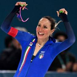 Francesca Lollobrigide, ki je na dan svojega 35. rojstnega dne dosegla največji uspeh v karieri (ANSA)