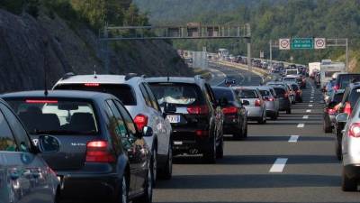 Vrsta na hrvaški avtocesti (ARHIV)