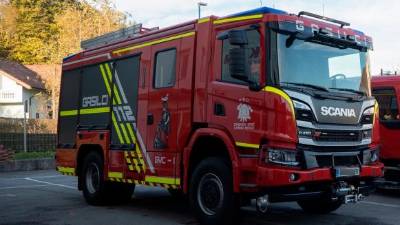 Gasilsko vozilo, fotografija je simbolična (PGD DRENOV GRIČ LESNO BRDO/FACEBOOK)