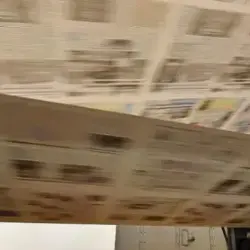 Tiskanje časopisa, fotografija je simbolična